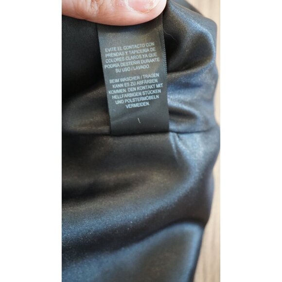 ASOS A-Line Suede Mini Skirt with Contrast Stitch and Button - Size 6 - Picture 9 of 12